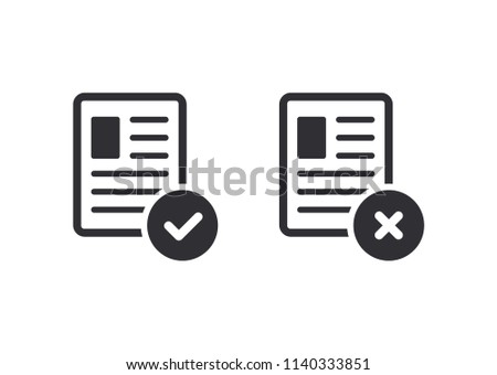 Profile. Id card. Personal document. Reject file. Accept document. Approved, document. Project completed. Questionnaire sign. Application form. Fill in the form. Report. Office documents. Task done.