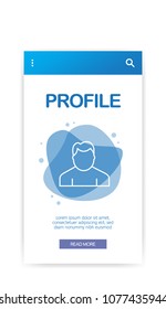 PROFILE INFOGRAPHIC ICON