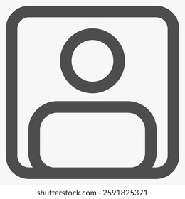 profile, interface icons and symbols