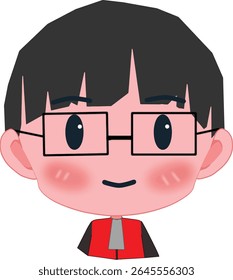 perfil de um juiz vestindo um roupão de juiz vermelho