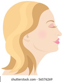 Profile of a lady