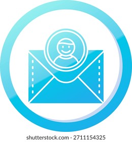 Línea de Perfil Vector Icon Design