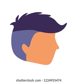 profile man face character image