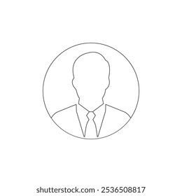 Profile man icon eps file