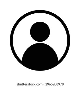 Profile Mark Icon Vector Sign And Symbols.