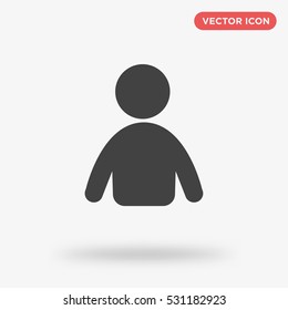 Profile person icon illustration isolated vector sign symbol