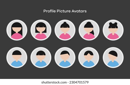 Profile Picture Avatar Vector Adobe Illustrator User Interface