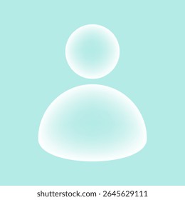Profile Picture Icon Bubble Design 