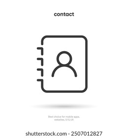Profile picture icon human symbol. Man and women sign. People, person, user profile avatar icon emblem symbol pictogram. Contact icon with white background for UI UX, mobile app, social media, website