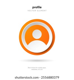 Profile picture icon human symbol. Man and women sign. People, person, user profile avatar icon emblem symbol pictogram. Contact icon with white background for UI UX, mobile app, social media, website