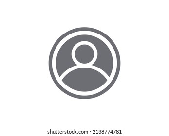 Símbolo de icono de interfaz de usuario de imágenes de perfil
