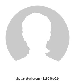 Profile Placeholder Image. Gray Silhouette No Photo