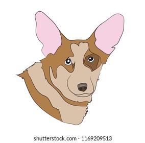 Cute Dog Say Hello Stock Vector (Royalty Free) 1110903905 | Shutterstock