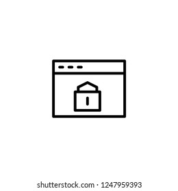 Profile registration page icon. Login password sign
