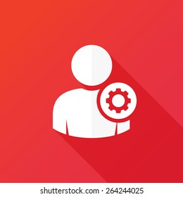 Profile Setting Vector Icon