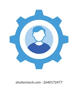 Profile Settings Gear Icon on User Avatar