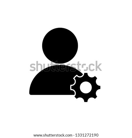 Profile settings icon. User setting icon. Avatar,  фccount icon. 