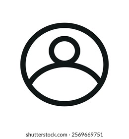 Profile silhouette Icon design Vector illustration