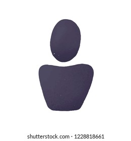 Profile social media icon vector