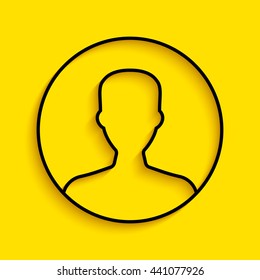 Profile, User icon.