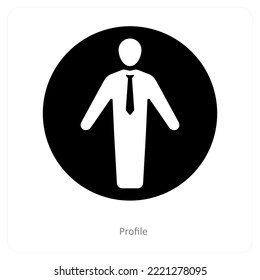 Profile and user icon conecpt