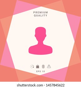 Profile, User icon. Graphic elements for your design