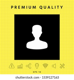 Profile, User icon. Graphic elements for your design