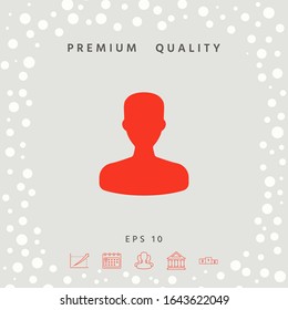 Profile, User icon. Graphic elements for your design