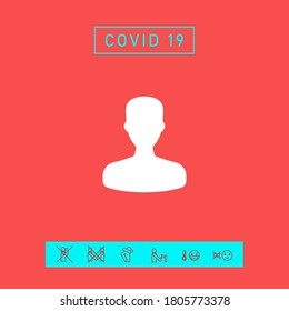 Profile, User icon. Graphic elements for your design