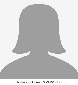 Profile user icon isolated on white background