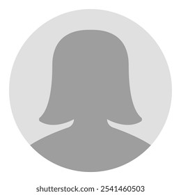 Icono de usuario de Perfil aislado sobre fondo blanco