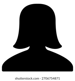 Icono de usuario de Perfil aislado sobre fondo blanco