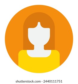 Profile user interface icon illustration