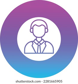 Profile vector icon. Can be used for printing, mobile and web applications.