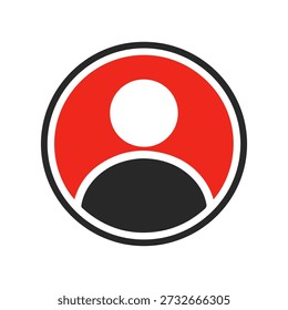 Profile, vector icon on a white background
Vector color icon on a white background