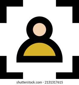 profile vector illustration isolated on a transparent background. stroke vector icons for concept or web graphics.