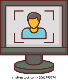profile Vector illustration on a transparent background. Premium quality symbols. Vector Line Flat color  icon for concept and graphic design.