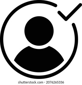 profile Vector illustration on a transparent background. Premium quality symbols. Glyphs  vector icon for concept and graphic design.