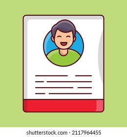 profile Vector illustration on a transparent background. Premium quality symmbols. Vector line flat icons for concept and graphic design. 