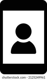 Profile Vector illustration on a transparent background.Premium quality symmbols.Glyphs vector icon for concept and graphic design.