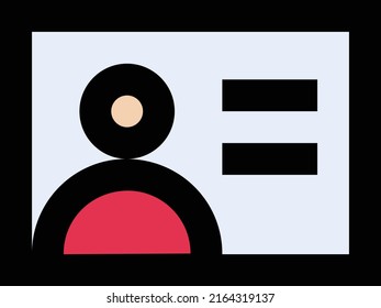 ilustración de vector de perfil en un fondo transparente.Símbolos de calidad premium.Iconos vectoriales de trazo para el diseño de concepto y gráfico.