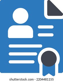  ilustración de vector de perfil en un fondo transparente. Símbolos de calidad superior. Iconos vectoriales de glifos para diseño de conceptos y gráficos. 
