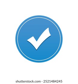 Profile Verification concept Verified icon collection Checked icons set with checked social media.