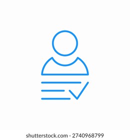 profile verified icon sign vector