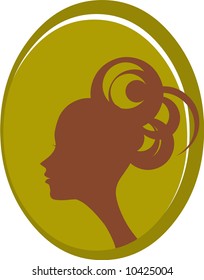 profile of woman