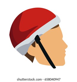 profile young man head icon
