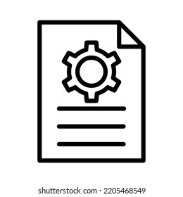 Profiles Setting Report Vector Icon which is suitable for commercial work and easily modify or edit it

