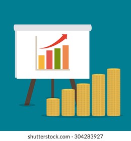 Profit business design, vector illustration eps 10.