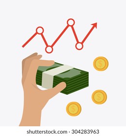 Profit business design, vector illustration eps 10.