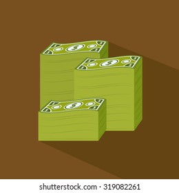 Profit concept with creative icons design, vector illustration eps 10